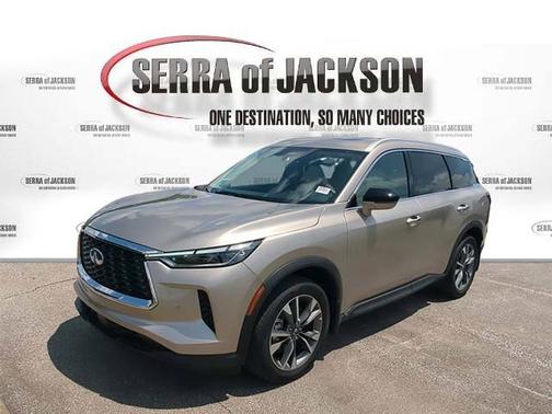 Warm Titanium 2025 INFINITI QX60 LUXE