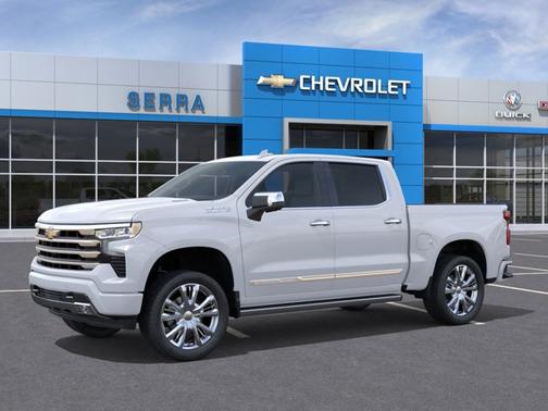 Polar White Tricoat 2026 Chevrolet Silverado 1500 High Country
