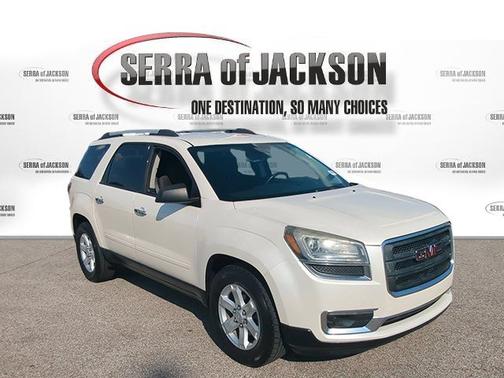 White Diamond Tricoat 2015 GMC Acadia SLE-1