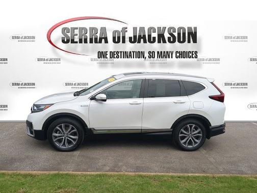 Platinum White Pearl 2022 Honda CR-V Hybrid Touring
