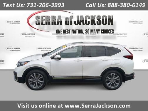 Platinum White Pearl 2022 Honda CR-V Hybrid Touring