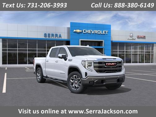 Summit White 2026 GMC Sierra 1500 SLT