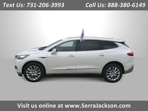 White Frost Tricoat 2021 Buick Enclave Premium
