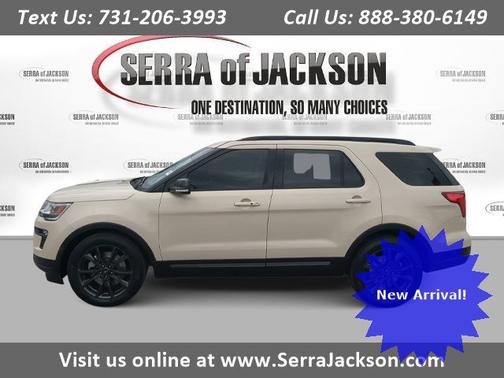 Platinum Dune Metallic Tri-Coat 2018 Ford Explorer XLT