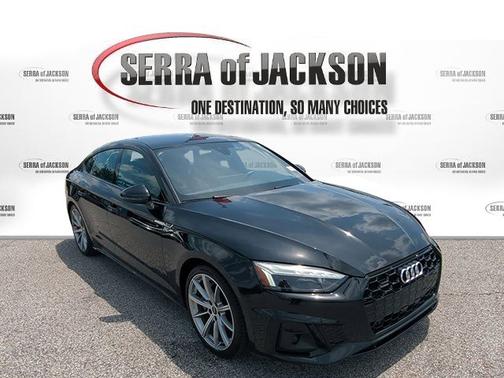Mythos Black Metallic 2025 Audi A5 Sportback S line Premium