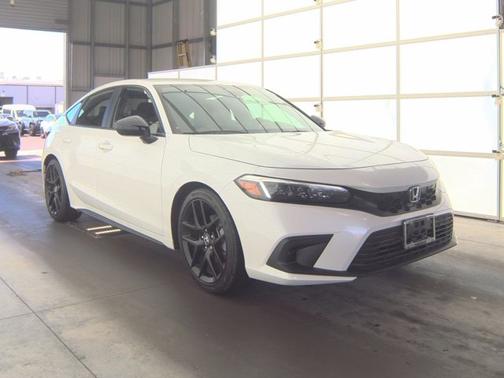 Platinum White Pearl 2024 Honda Civic Sport