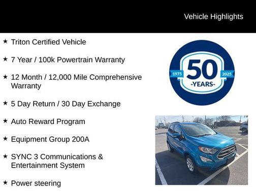 2019 Ford EcoSport SE