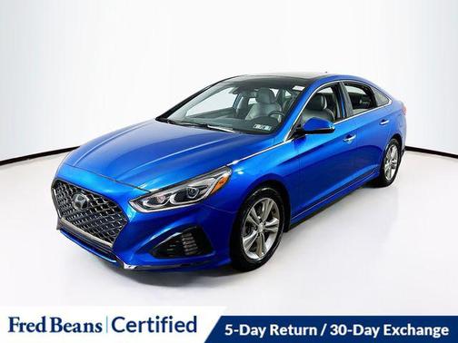 Electric Blue 2019 Hyundai SONATA Limited