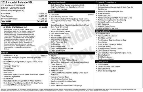 2022 Hyundai PALISADE SEL