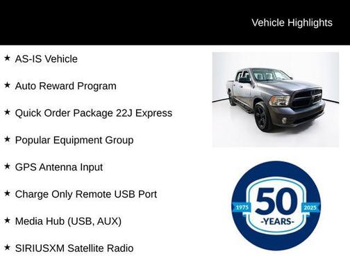 2016 RAM 1500 Tradesman/Express