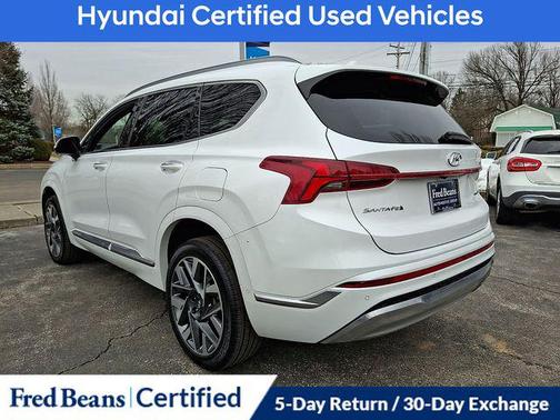 Quartz White 2022 Hyundai SANTA FE Calligraphy
