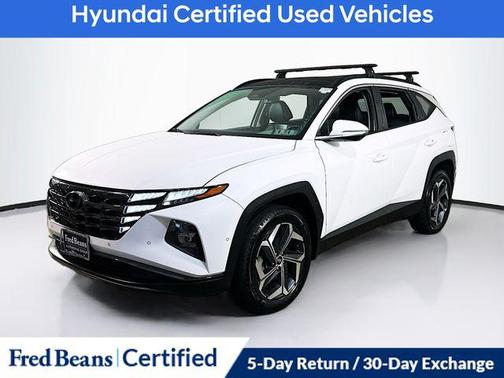 Serenity White Pearl 2023 Hyundai TUCSON Limited
