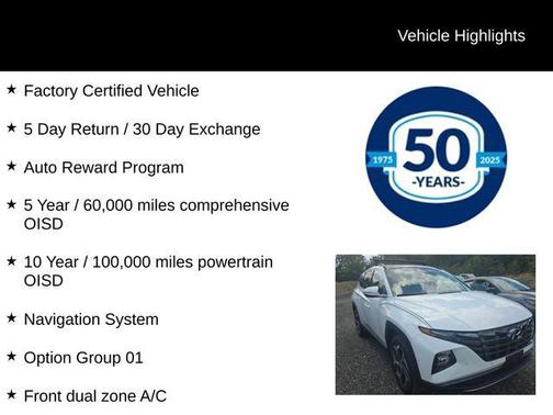Serenity White Pearl 2023 Hyundai TUCSON Limited