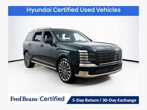 Robust Emerald Pearl 2026 Hyundai Palisade Hybrid Calligraphy