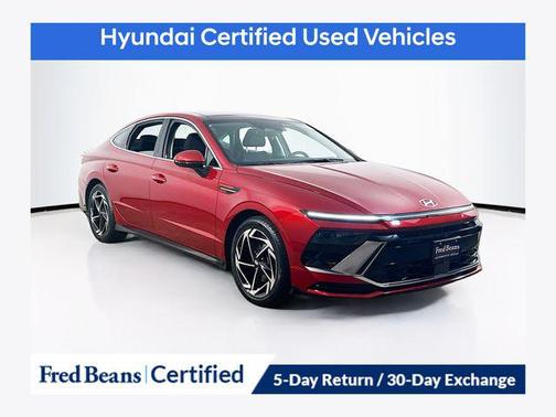 Ultimate red 2024 Hyundai SONATA SEL