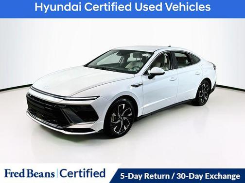 Serenity White 2025 Hyundai SONATA SEL