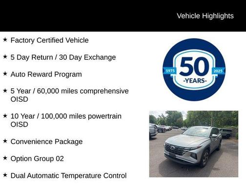 Shimmering Silver 2023 Hyundai TUCSON SEL