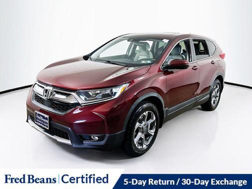 Red 2019 Honda CR-V EX