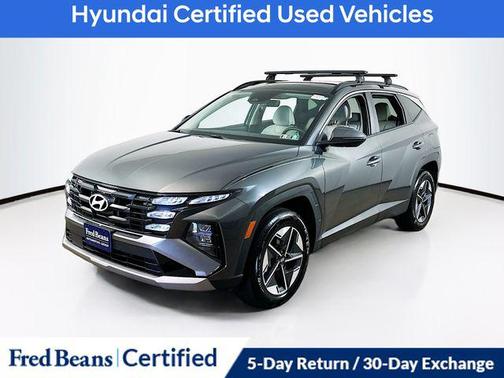 Amazon Gray 2025 Hyundai TUCSON Hybrid SEL Convenience