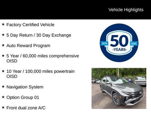 Amazon Gray 2025 Hyundai TUCSON Hybrid SEL Convenience