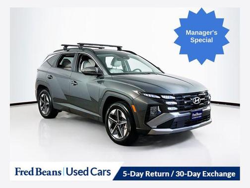 Amazon Gray 2025 Hyundai TUCSON Hybrid SEL Convenience