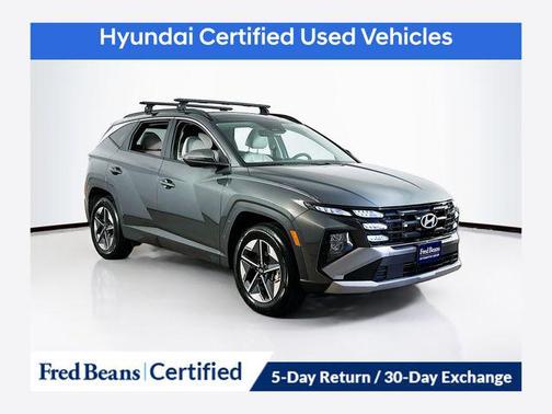 Amazon Gray 2025 Hyundai TUCSON Hybrid SEL Convenience