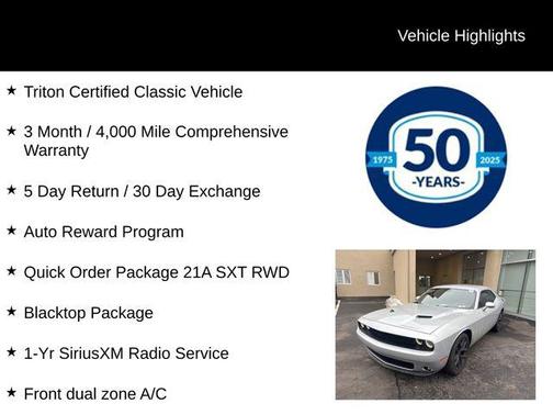 2019 Dodge Challenger SXT