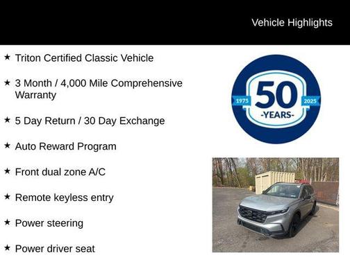 Lunar Silver Metallic 2024 Honda CR-V Hybrid Sport AWD