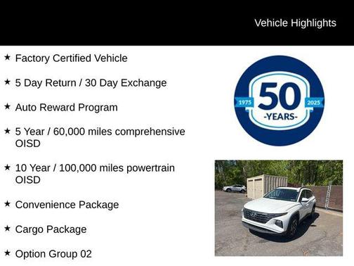 Quartz White 2022 Hyundai TUCSON SEL