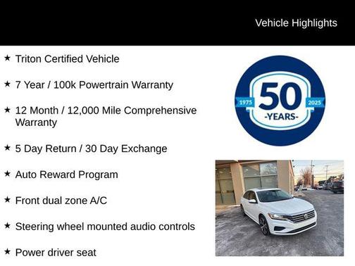 2022 Volkswagen Passat 2.0T SE