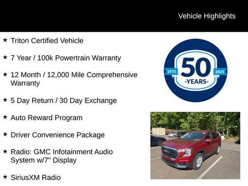 Cayenne Red Tintcoat 2022 GMC Terrain SLE
