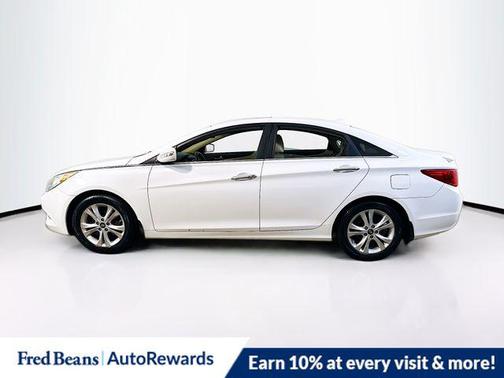 Shimmering White Mica 2013 Hyundai SONATA Limited