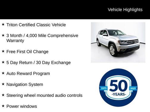 2019 Volkswagen Atlas 3.6L SEL