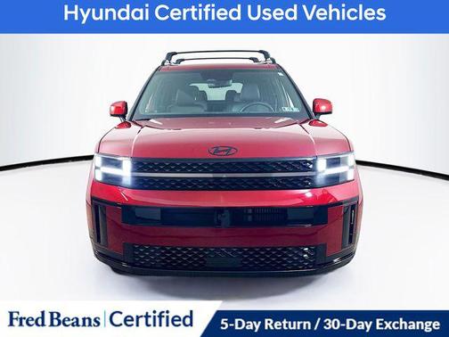 Ultimate Red 2025 Hyundai SANTA FE HEV Calligraphy