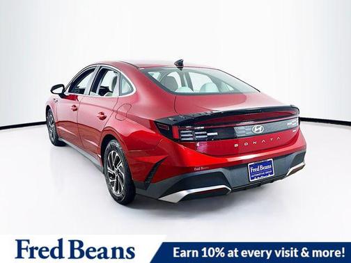 Ultimate red 2026 Hyundai SONATA Hybrid Base