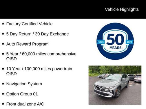 Hampton Gray 2025 Hyundai TUCSON Limited