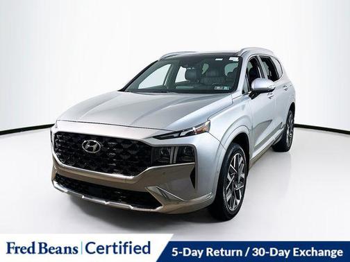 Shimmering Silver 2023 Hyundai SANTA FE Calligraphy