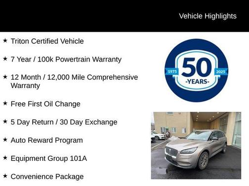 2021 Lincoln Corsair Standard