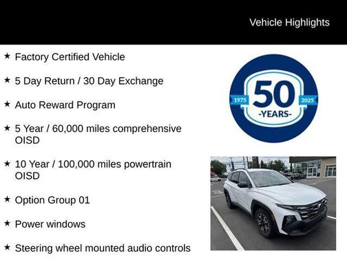 Serenity White Pearl 2025 Hyundai TUCSON XRT