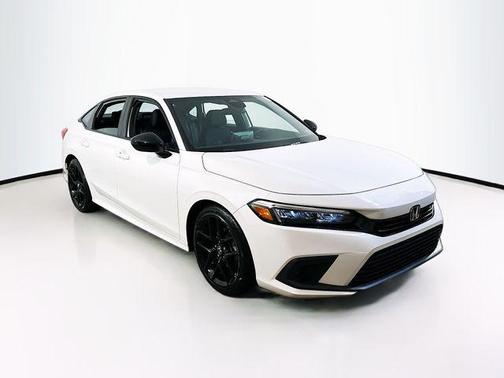 Platinum White Pearl 2024 Honda Civic Sport
