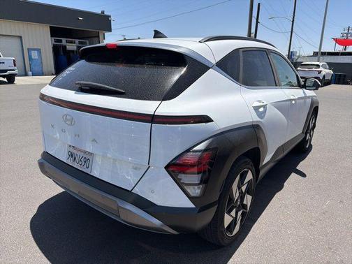 Atlas White 2024 Hyundai KONA Limited