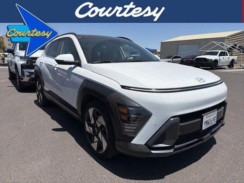 Atlas White 2024 Hyundai KONA Limited