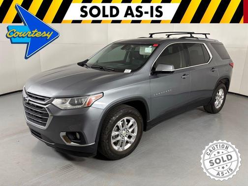 Satin Steel Metallic 2018 Chevrolet Traverse LT Cloth