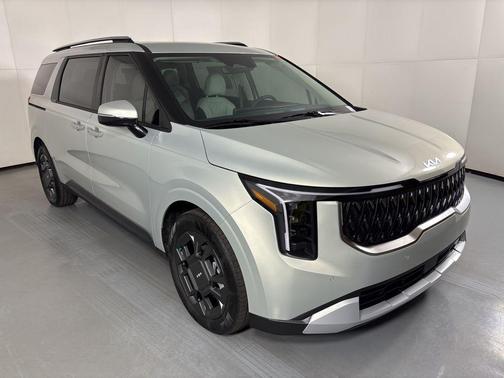 Ivory Silver 2026 Kia Carnival Hybrid EX