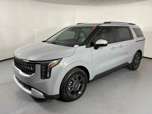 Ceramic Silver 2026 Kia Carnival Hybrid EX