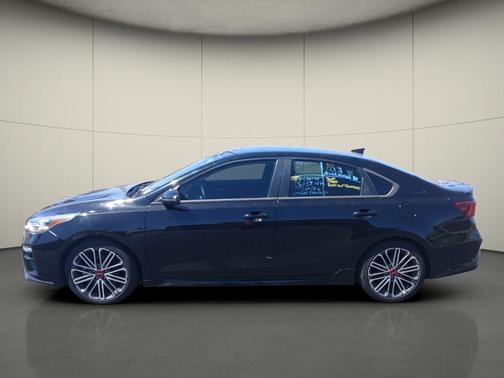 Aurora Black 2021 Kia Forte GT