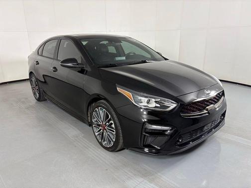 Aurora Black 2021 Kia Forte GT