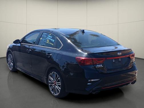 Aurora Black 2021 Kia Forte GT