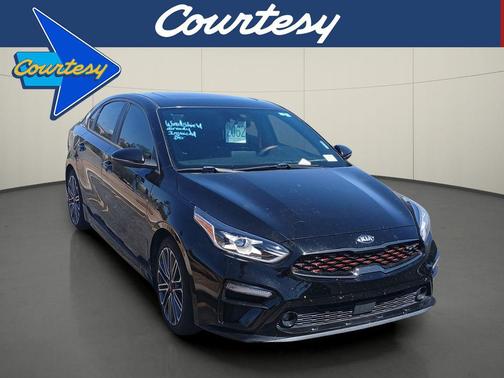 Aurora Black 2021 Kia Forte GT