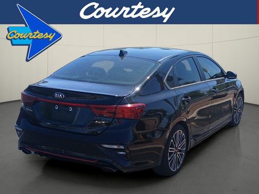 Aurora Black 2021 Kia Forte GT